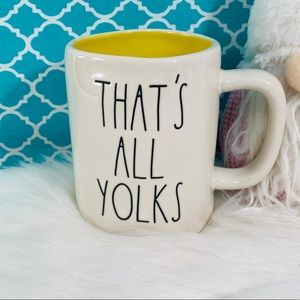 Rae Dunn THAT’S ALL YOLKS NWT